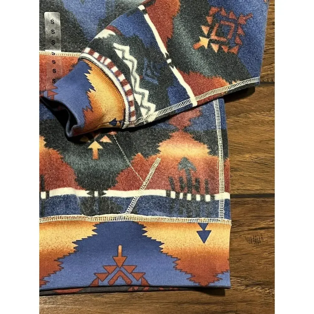 Polo Ralph Lauren Mens Sz S Aztec Southwestern Beacon Hoodie Sweatshirt NWT